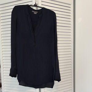 Vince Midnight Blue Women's Blouse Size 6